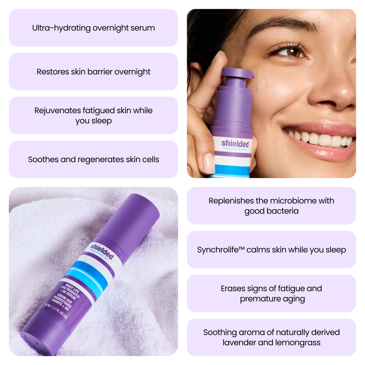 Night Life Live Probiotic + HA Serum | Overnight Barrier Repair Night Life Live Probiotic + HA Serum | Overnight Barrier Repair